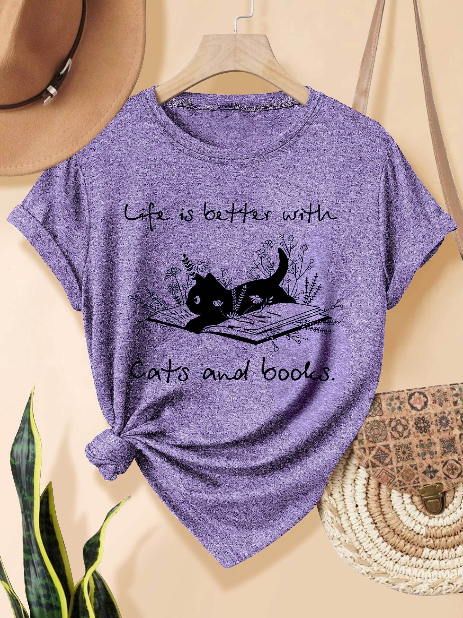 Women's Vintage Cat Lover T-Shirt