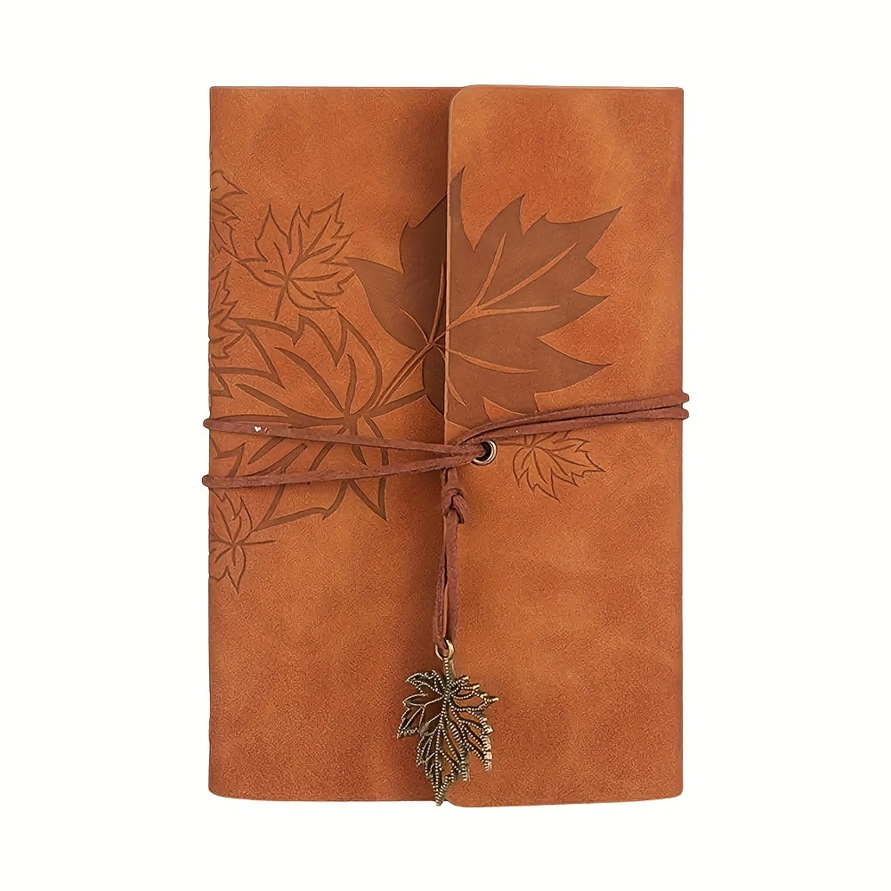 Retro Leaf Spiral Bound Notebook
