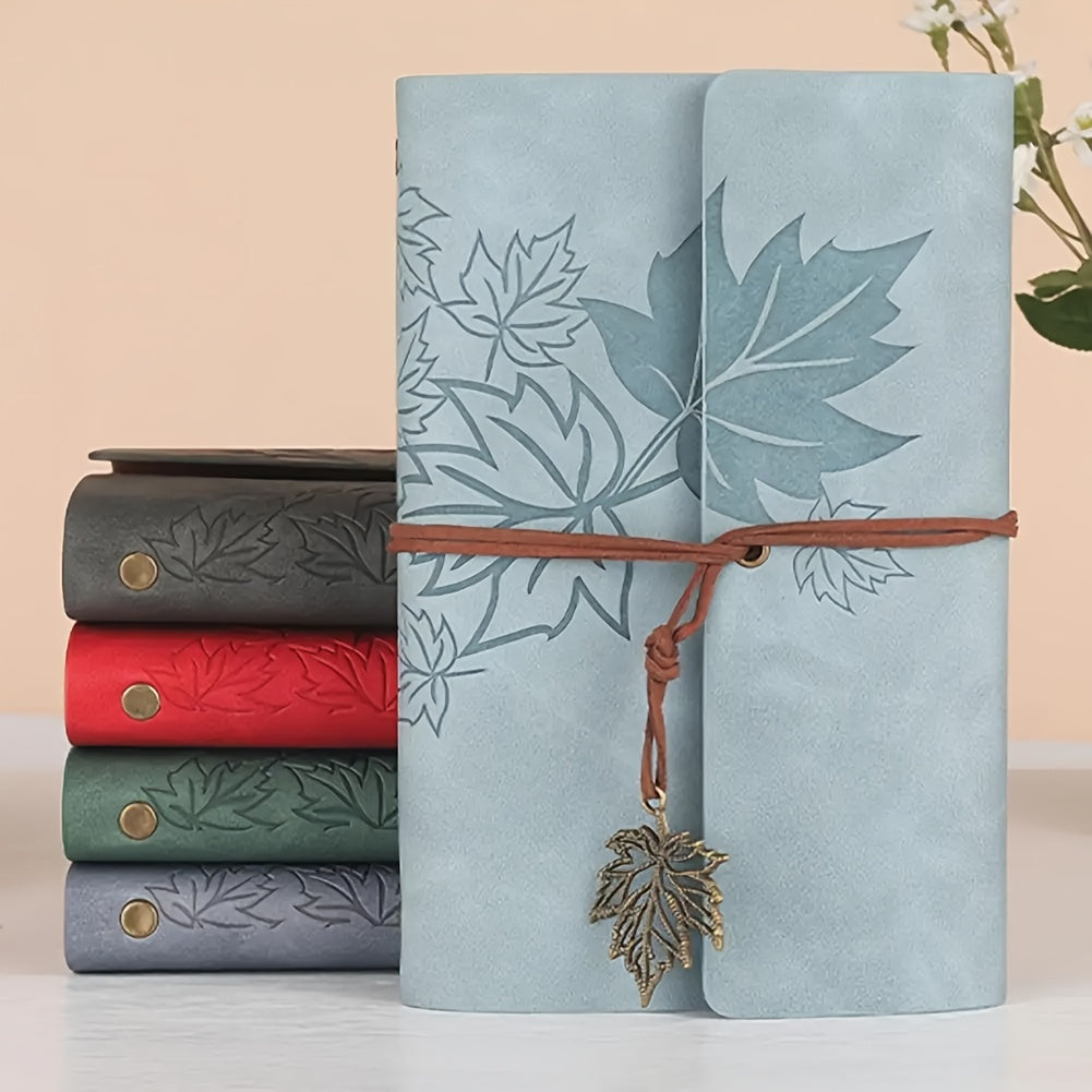 Retro Leaf Spiral Bound Notebook