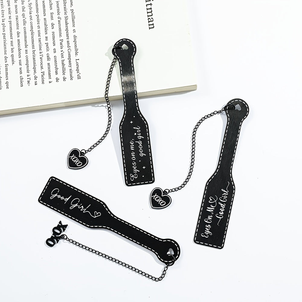 Smutty Metal Paddle Bookmark x2