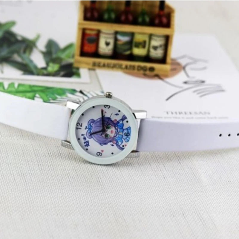 KPop Demon Hunters Rumi Zoey Mira Creative Cartoon Watches for Elementary and Middle School Students Two-dimensional Wristwatch