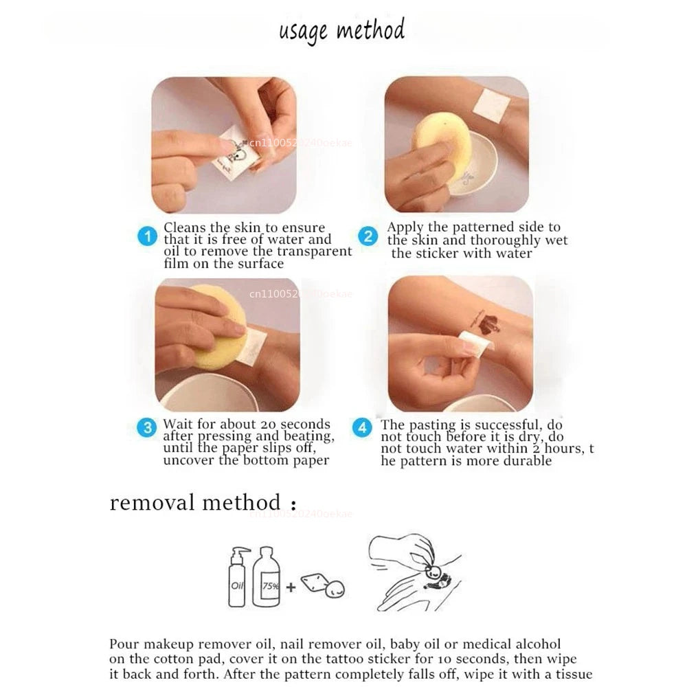 New 20pcs/set Cartoon Kpop Demon Hunters Rumi Kang Temporary Tattoo Sticker Rumi Tattoo Sticker Demonizing For Party Gifts