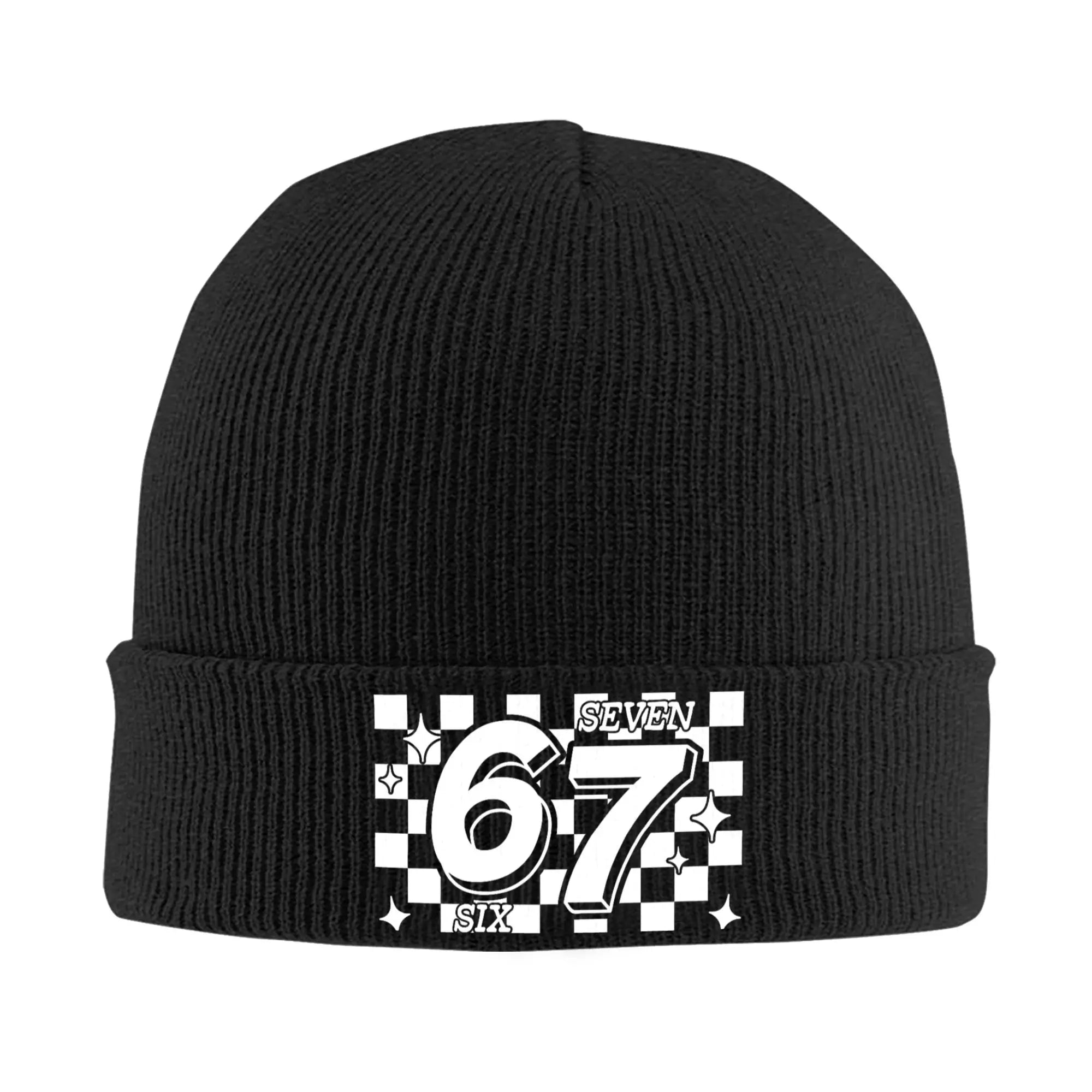Funny Hands Six Seven 6 7 Meme Knitted Caps for Women Men Beanie Winter Hats Acrylic  Casual Melon Cap