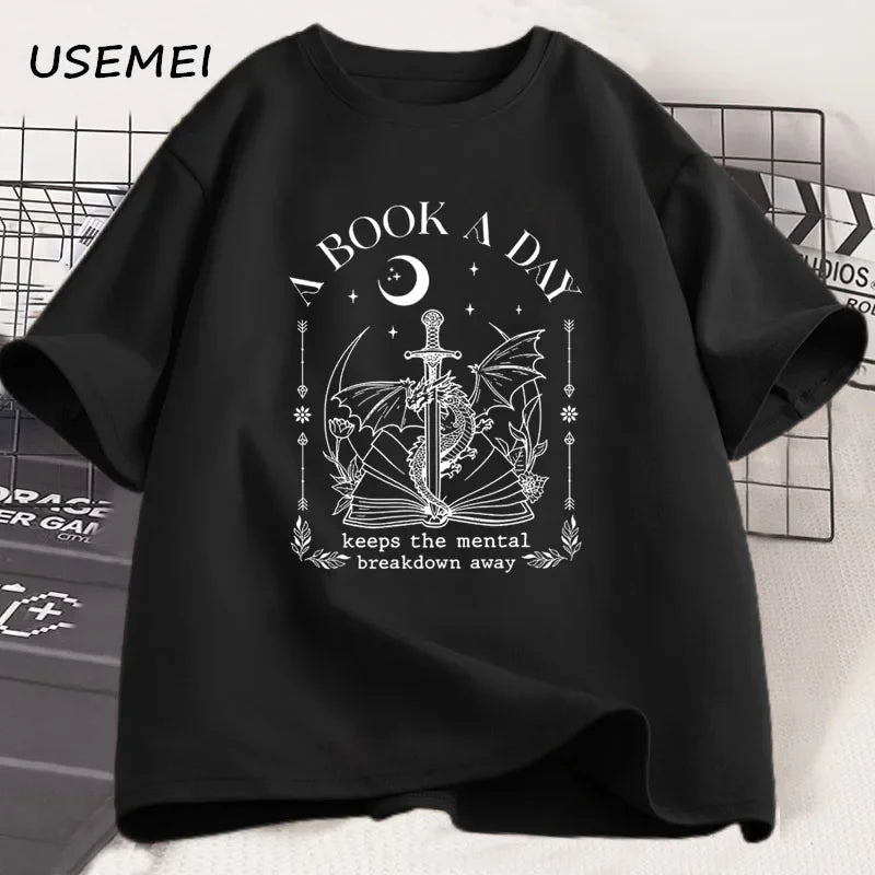 Dragon A Book A Day T Shirt