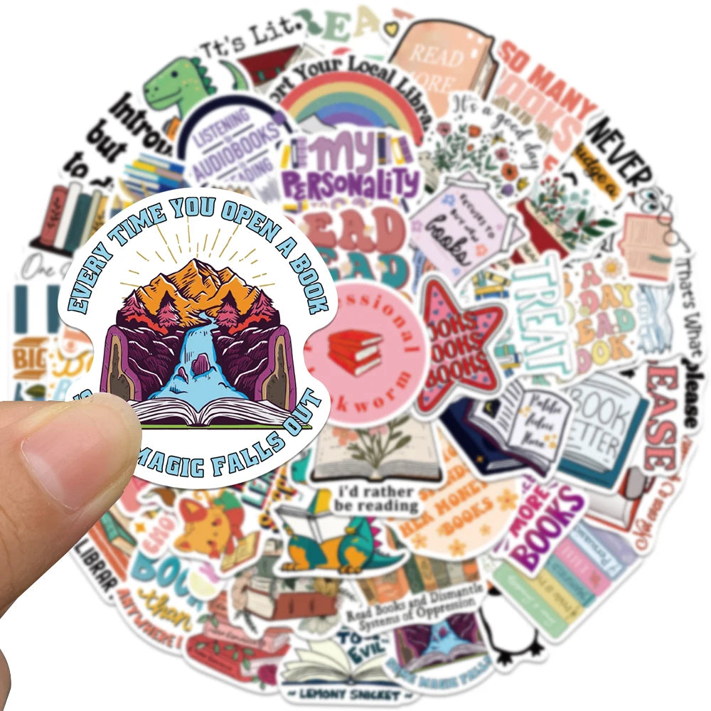 50PCS Smutty Dark Romance Bookish Stickers