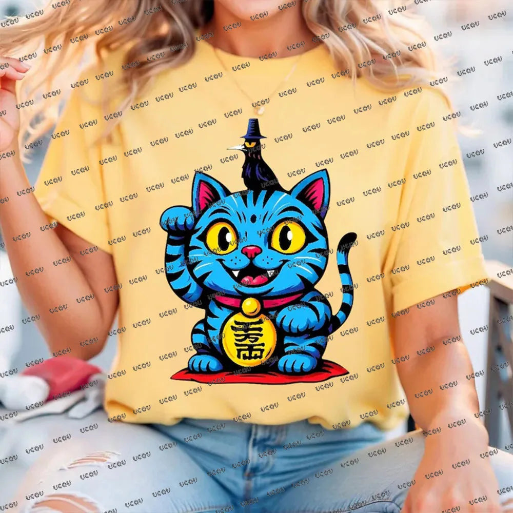 KPop Demon Hunters Tshirt For Children's Summer Short Sleeve Tshirts O-neck Cotton Fashion 2025 Movie Tshirts For Adult Kids