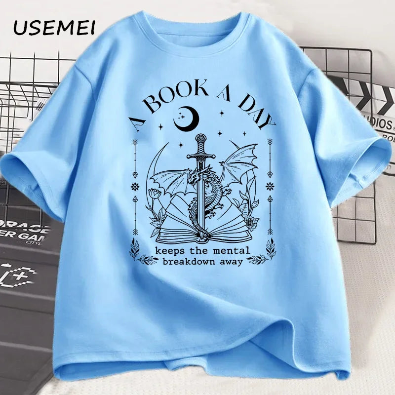 Dragon A Book A Day T Shirt