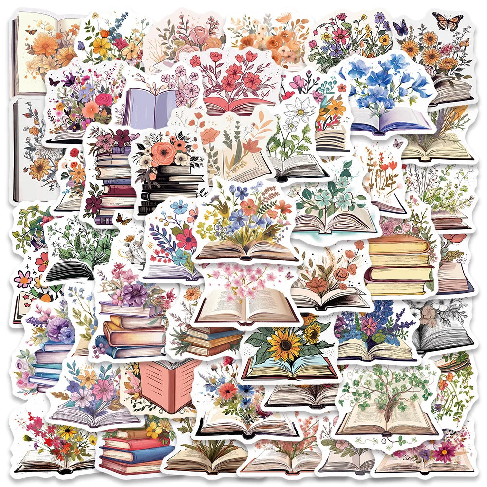 50PCS Smutty Dark Romance Bookish Stickers