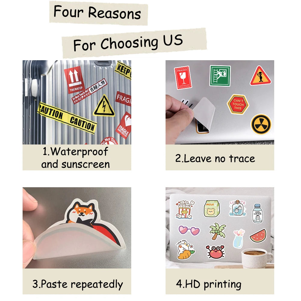 50PCS Smutty Dark Romance Bookish Stickers