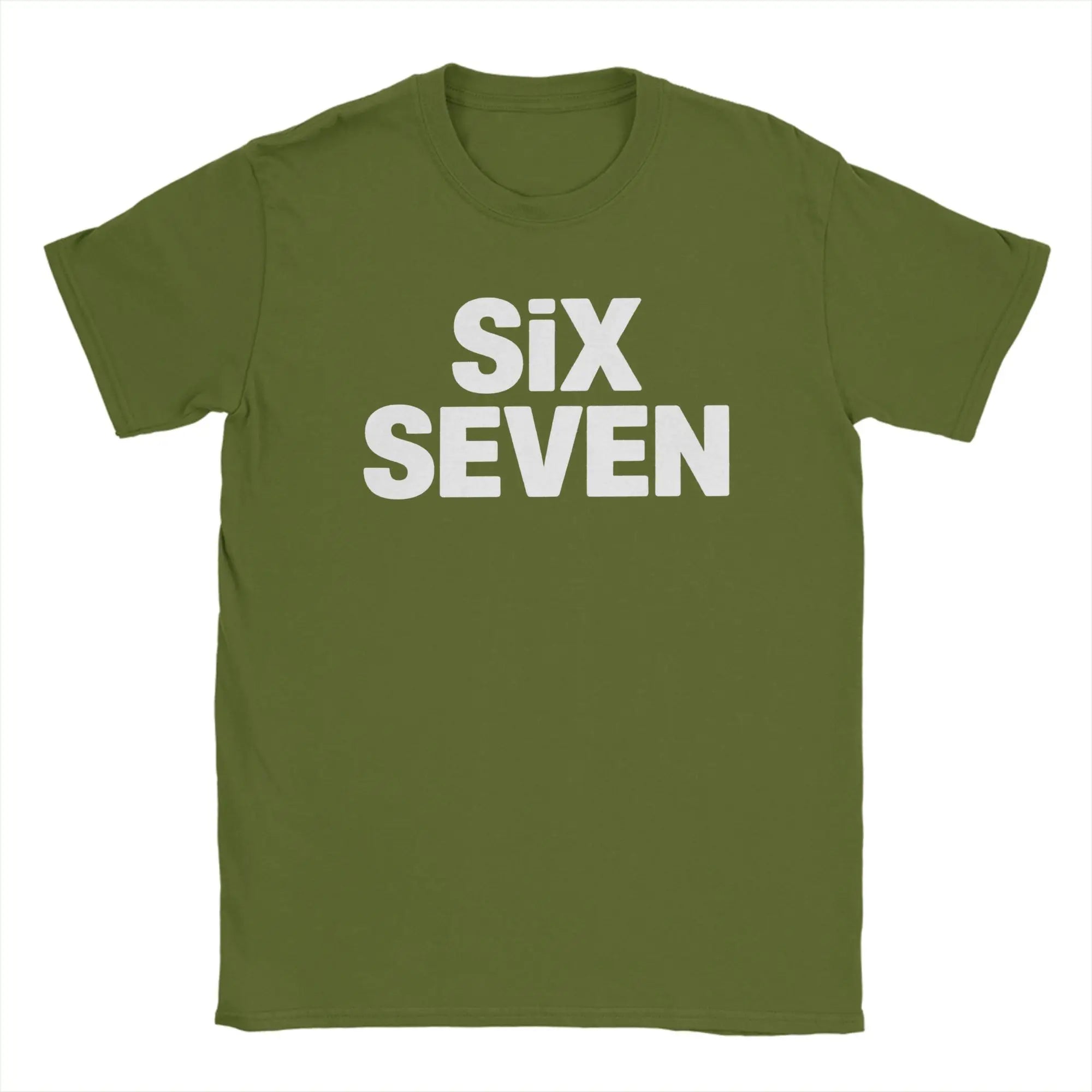Casual T Shirt Summer Fun Six Seven 67 Meme Viral Gen Alpha Slang Design T-Shirts Cotton Tshirt Men Y2K Casual Short Sleeve Tees