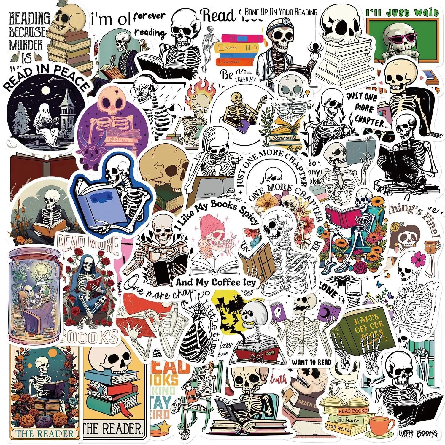 10/50/100pcs Mix Smut Dark Romance Stickers