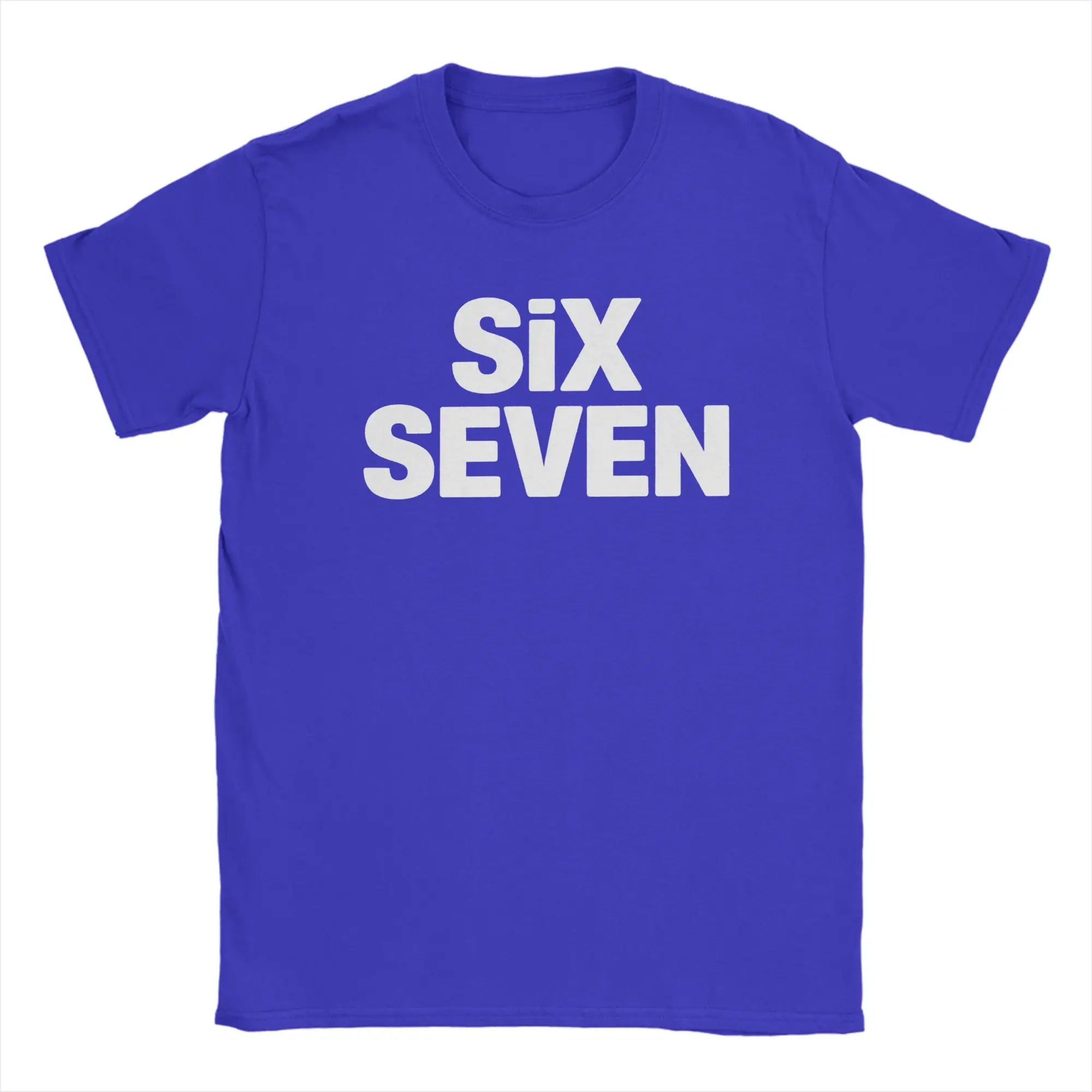 Casual T Shirt Summer Fun Six Seven 67 Meme Viral Gen Alpha Slang Design T-Shirts Cotton Tshirt Men Y2K Casual Short Sleeve Tees