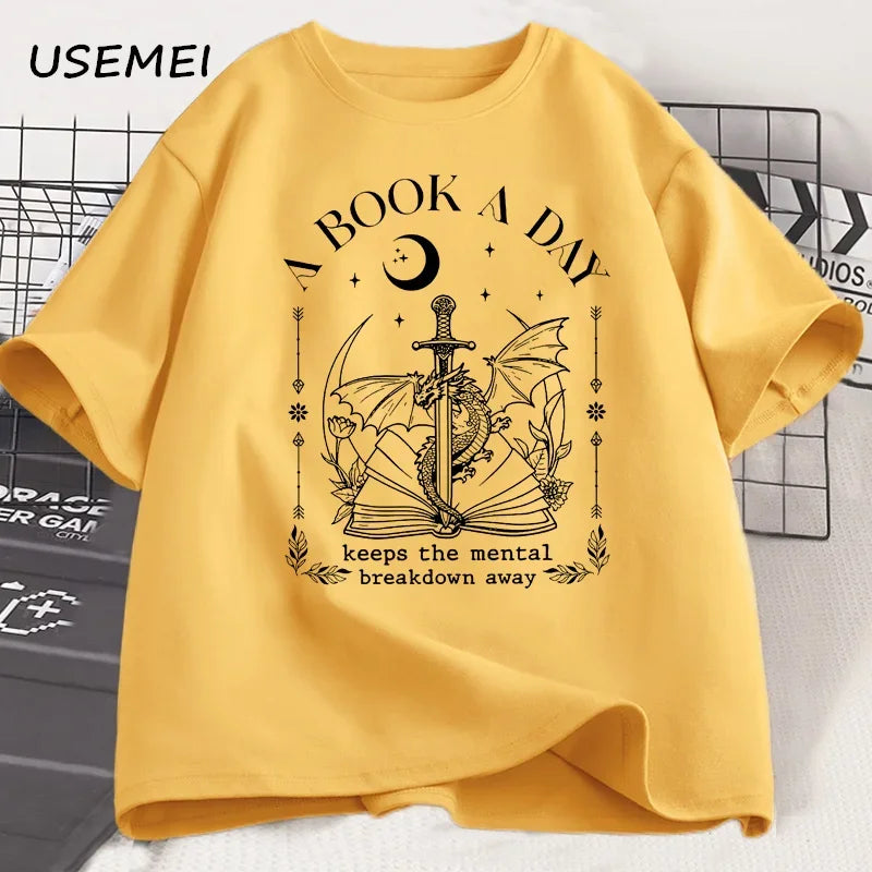 Dragon A Book A Day T Shirt