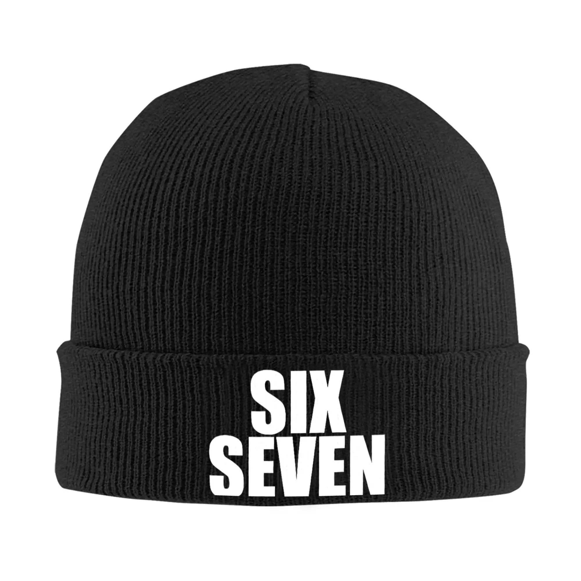 Funny Hands Six Seven 6 7 Meme Knitted Caps for Women Men Beanie Winter Hats Acrylic  Casual Melon Cap