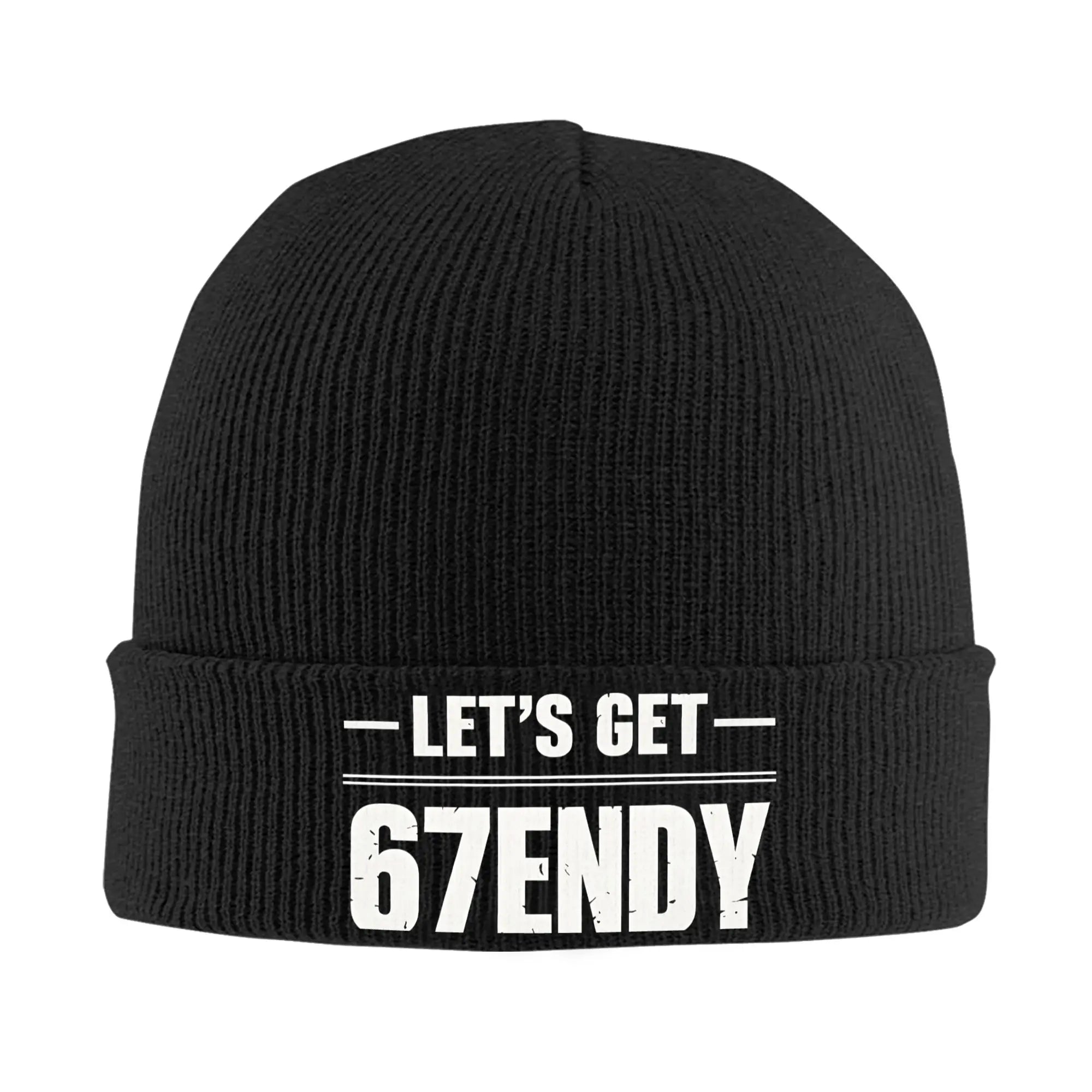 Funny Hands Six Seven 6 7 Meme Knitted Caps for Women Men Beanie Winter Hats Acrylic  Casual Melon Cap