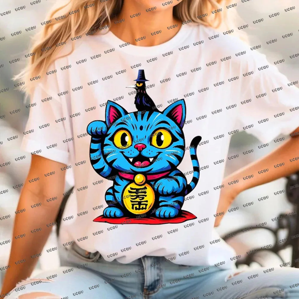 KPop Demon Hunters Tshirt For Children's Summer Short Sleeve Tshirts O-neck Cotton Fashion 2025 Movie Tshirts For Adult Kids