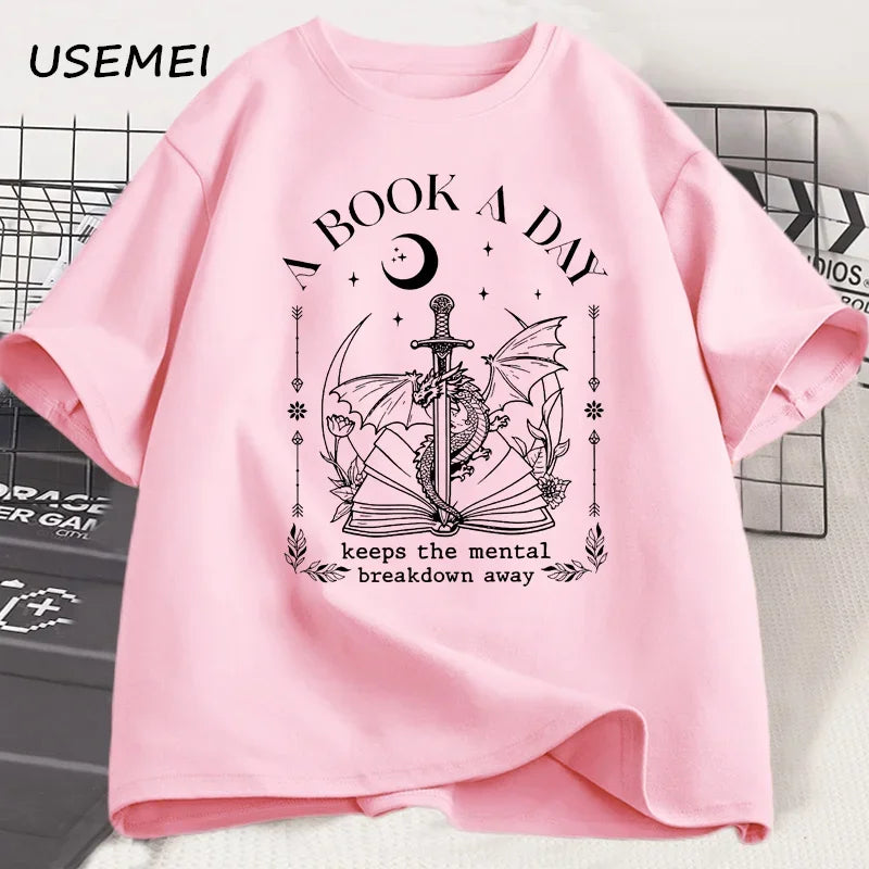 Dragon A Book A Day T Shirt