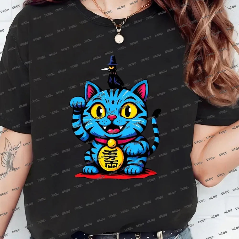 KPop Demon Hunters Tshirt For Children's Summer Short Sleeve Tshirts O-neck Cotton Fashion 2025 Movie Tshirts For Adult Kids