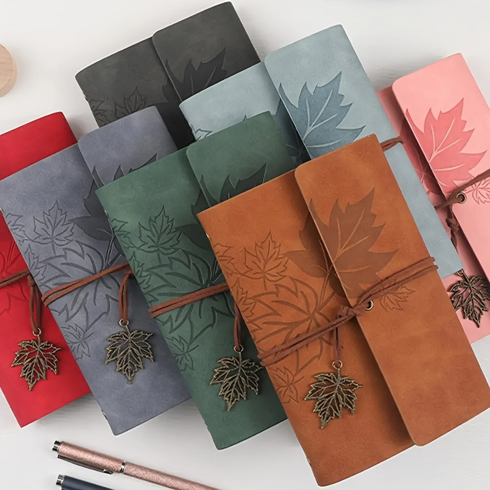 Retro Leaf Spiral Bound Notebook