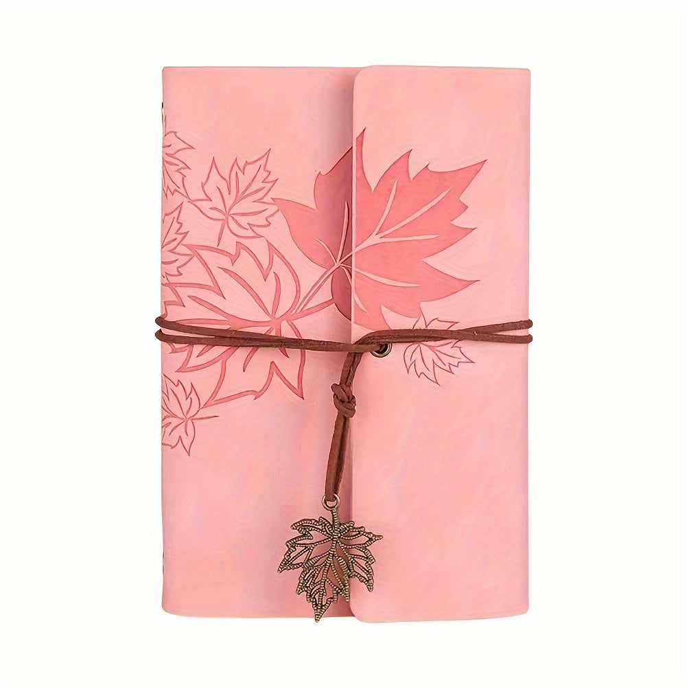 Retro Leaf Spiral Bound Notebook